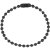 Kuličkový spojovací řetízek,  12 cm, černý