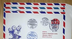 COB56B, PRAGA 1978, balony z Tábora, OK-2001, razítko Mladá Vožice, modrozelená barva