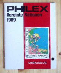 Philex, Vereinte Nationen, 1989, farbkatalog