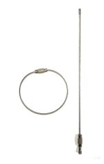 Ocelové lanko s uzávěrem, nerez