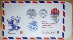 COB56B, PRAGA 1978, balony z Tábora, OK-2001, razítko Mladá Vožice