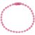 Kuličkový spojovací řetízek,  12 cm, růžová