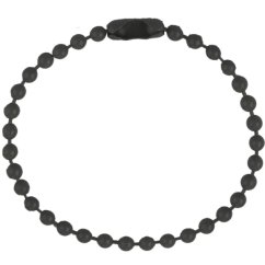 Kuličkový spojovací řetízek, 12 cm, černý