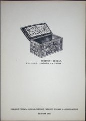 Pamětní list, rytina, Poštovní truhla z 18. století