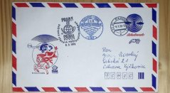 COB55, PRAGA 1978, vrtulník z Pardubic