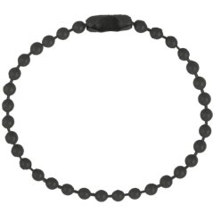 Kuličkový spojovací řetízek,  12 cm, černý