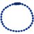 Kuličkový spojovací řetízek,  12 cm, modrý