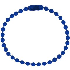 Kuličkový spojovací řetízek,  12 cm, modrý