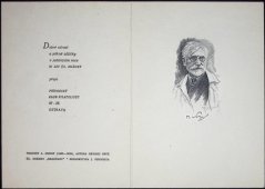 Portrét Alfonse Muchy, ocelorytina J. Schmidta