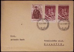 Dopis (Praha 1 - Kroměříž), 1951