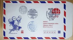 COB56B, PRAGA 1978, balony z Tábora, SP-BZG, razítko Jistebnice